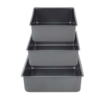 My Kitchen Cook & Bake Square Loose-Based Cake Tins