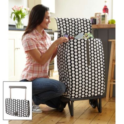 Rolser Foldaway Spotty Shopping Trolley
