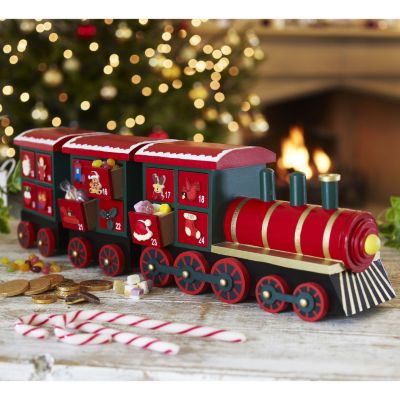 Wooden Advent Train