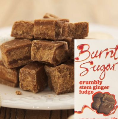 Burnt Sugar Crumbly Stem Ginger Fudge